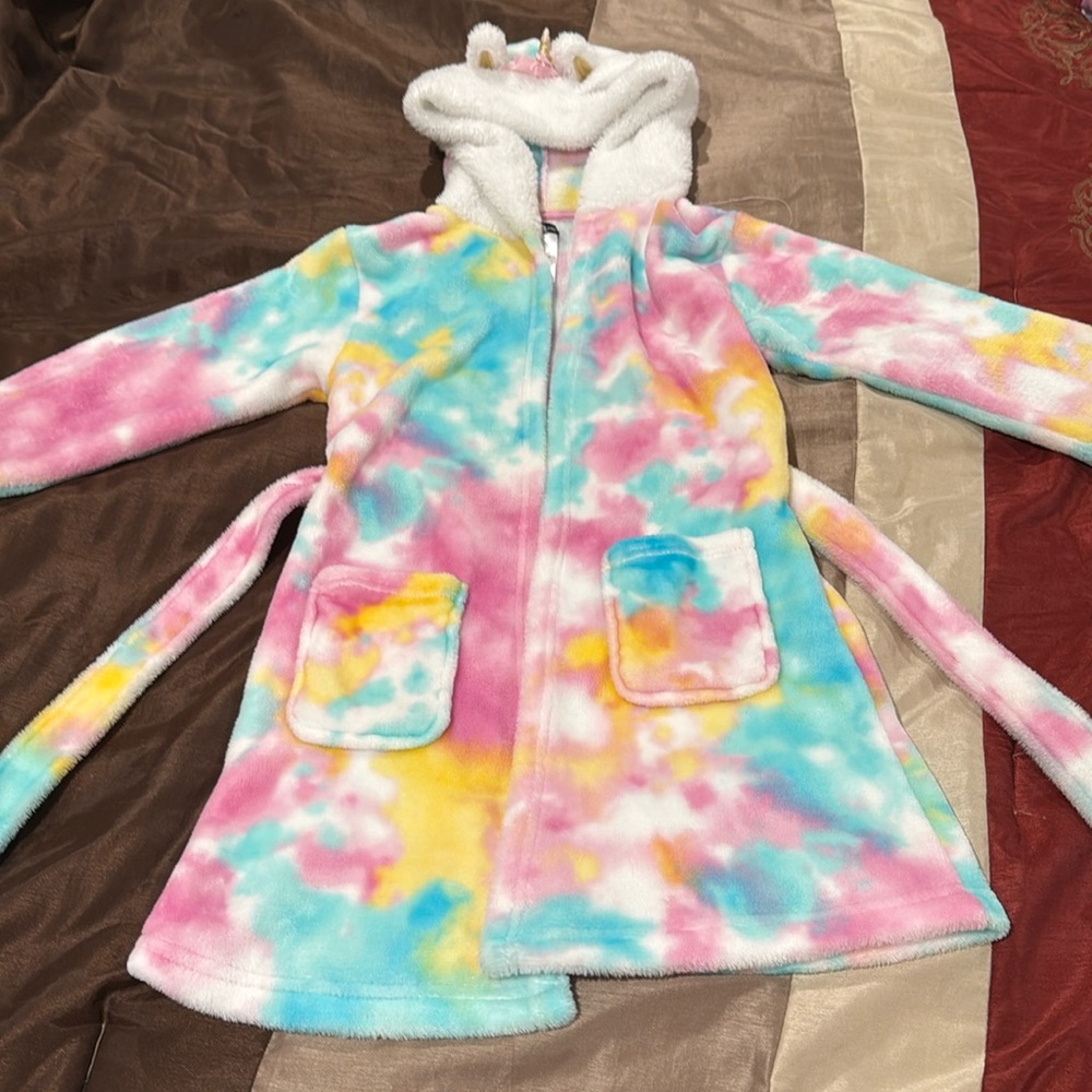 Cuddl Duds unicorn robe